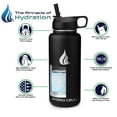 thumbnail image 4 of 14oz (Fluid Ounces) Wide Mouth Hydro Cell Stainless Steel Water Bottle Army, 4 of 112