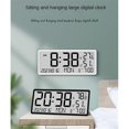 thumbnail image 3 of LCD Digital Alarm Clock with Sensor Desktop & Wall Mountable - A, 3 of 5