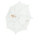thumbnail image 5 of Lace Umbrella Wedding Bridal Parasol Props Photography Prop Vintage for Photo Costume Party Supplies(S-white), 5 of 8