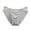 White, variant on Women Silky Satin Panties Mesh Lace Briefs Underwear Low Rise Plus Size Panty Silky Tactile Touch Seamless Panties Grey, XL