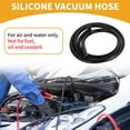 thumbnail image 2 of 1pc Manguera de vacío de silicona de 130PSI Max Pressure para Chevrolet, Buick y Lincoln, línea de vacío automotriz de silicona negra de 5.5FT, 3/8" 10mm ID 2mm ID 2mm de grosor, 2 of 8