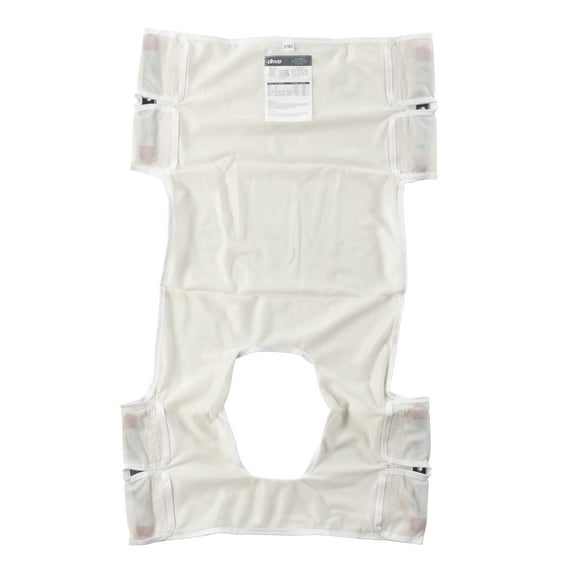 Drive Medical Patient Lift Sling, Polyester Mesh with Commode Cutout