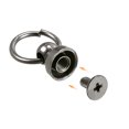 thumbnail image 5 of Unique Bargains 0.43-inch O-Ring Button Stud Rivets Screw Back Screws Rivet Dim Gray 10 Pcs, 5 of 5