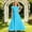 d-250BU1529, variant on HAYIMI Child Chiffon Dress For Girls Summer Party Wear Soft Flowy Toddler Formal Evening O-Neck Flutter Sleeve Cute Dresses