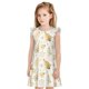 thumbnail image 1 of Balery Gold Christmas Tree Camisón de princesa para niñas, pijama de algodón con mangas abullonadas, suave y bonito.-Small, 1 of 6