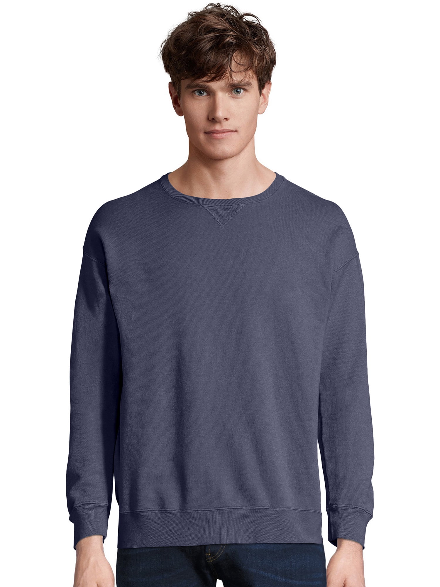 Hanes Men's ComfortWash Fleece Sweatshirt, Sizes S-3XL - Walmart.com