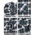 thumbnail image 4 of COOFANDY Men's Flannel Plaid Shirts Long Sleeve Casual Button Down Shirt with Pockets, 4 of 6