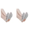 thumbnail image 2 of Calcetines de tacón alto Jumpingount 2 piezas de poliéster transpirables antideslizantes para mujer Gris, 2 of 6