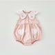 thumbnail image 5 of Ropa coreana de verano para bebé, mono sin mangas con corazón bordado para niñas pequeñas, bonito cuello Peter Pan, una pieza para niños de 0 a 3 años, 5 of 6