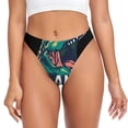 thumbnail image 1 of Fotbe Hungry Tyrannosaurus Tanga Sin Costuras para Mujer con Estampado – Panties Invisibles, Transpirables y Cómodos para Uso Diario-4X-Large, 1 of 6