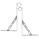 thumbnail image 1 of SHOWERORO 2Ud Soporte De Metal Para De Plateado Resistente Antioxidante Para Y Ropa, 1 of 5