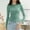 Green, variant on SNKSDGM Women's Tops 3/4 Sleeve Loose fit Women’S Slim Tops Long Sleeve Round Neck Crop Top Tee Shirt Basic Solid Tight Slim fit Cropped Shirt Workout Yoga Womens Tops Dressy Casual with Collar