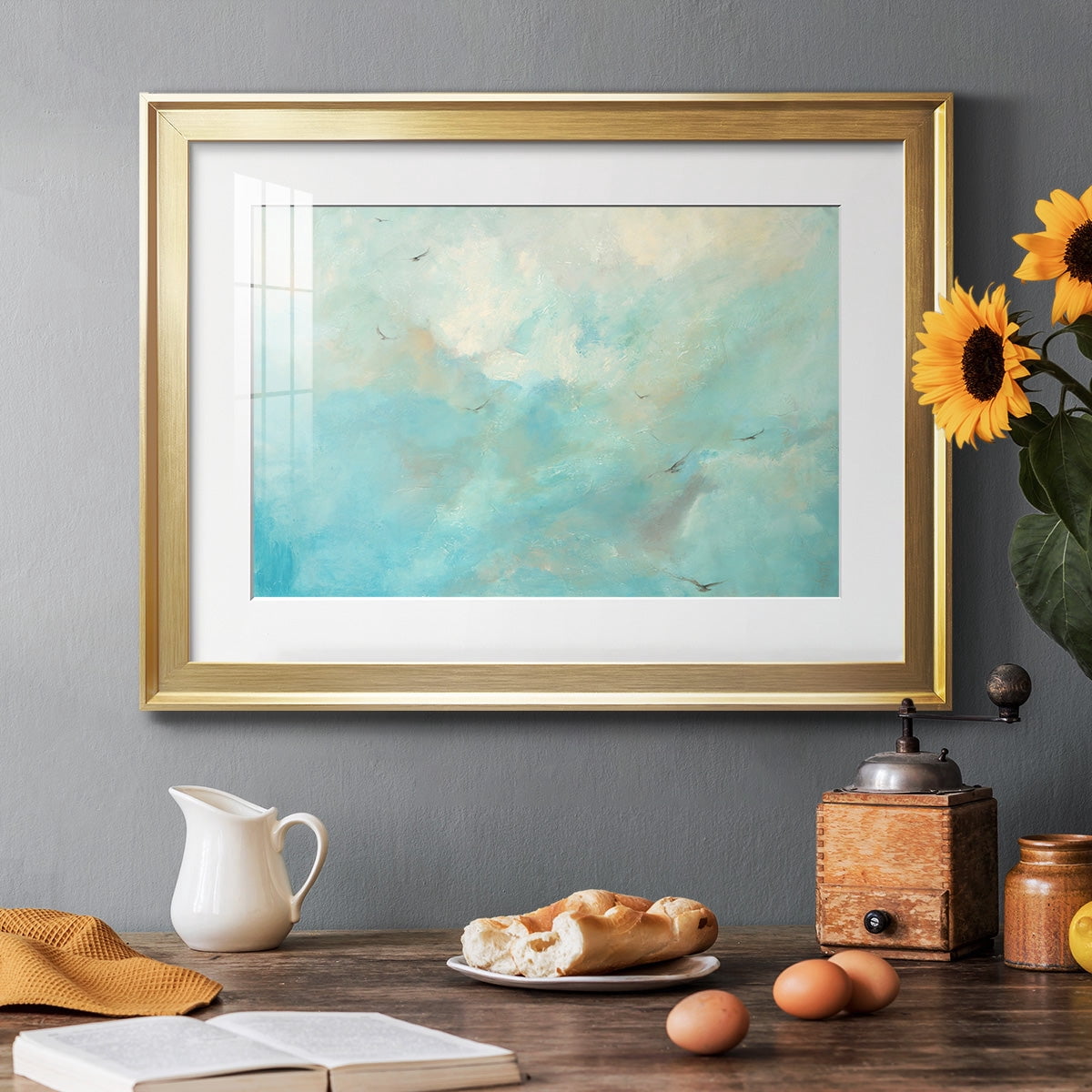 Flying Home Premium Framed Print - Ready to Hang