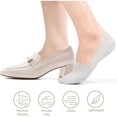 thumbnail image 2 of 10 Pairs No Show Socks for Women, Non Slip Low Cut Liner Socks, Thin Nylon Invisible Footies for Flats, Loafers & Shoes, 2 of 6