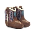 thumbnail image 5 of ARIAT Lil' Stompers Botas infantiles estilo Shelby Eje morado y ala colorida Cierre de gancho y bucle Púrpura/Marrón Talla 02, 5 of 5