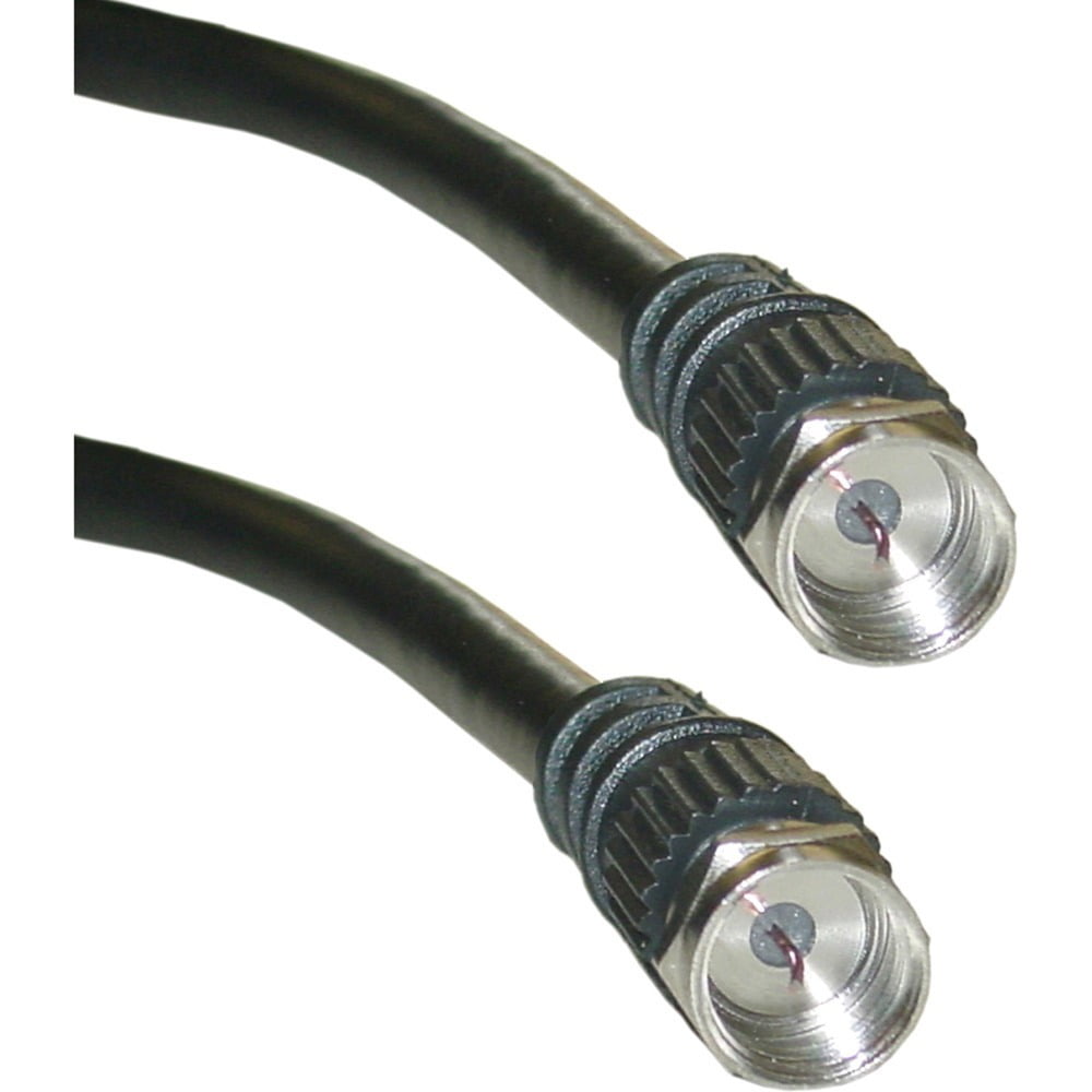 CableWholesale 10X2011HD Fpin RG59 Coaxial Cable Black Fpin Male 100