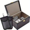 thumbnail image 1 of DEBGFS For Faraday Box & 2 Pack Faraday Bag,3pcs,none, 1 of 5