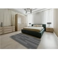 thumbnail image 5 of Ahgly Company Machine Washable Indoor Rectangle Transitional Black Area Rugs, 8' x 10', 5 of 7