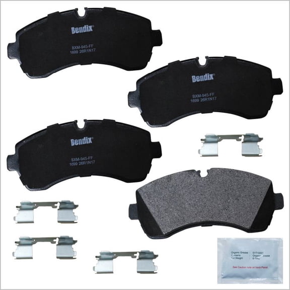 Bendix CFM1699 Copper Free Premium Brake Pads Fits select: 2013-2020 MERCEDES-BENZ SPRINTER, 2007-2009 DODGE SPRINTER
