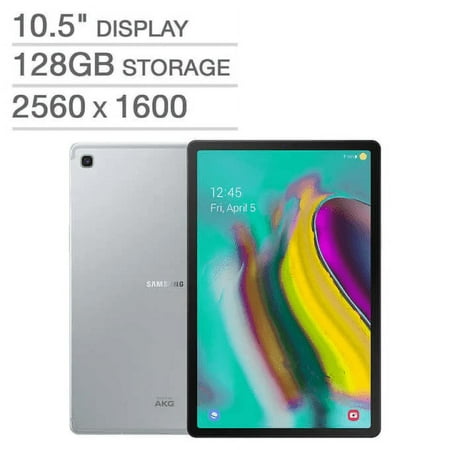 Samsung Galaxy Tab S5e 10.5" Wi-Fi Tablet 128GB - Silver - Includes Bonus 128GB MicroSD Card SM-T720NZSCXAR