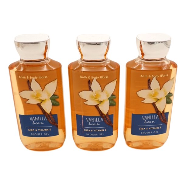 Vanilla Bean Shower Gel, 3 Pack