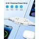 thumbnail image 2 of TROND Regleta de enchufe plano, cable de extensión ultrafino de 5 pies, regleta de viaje con 4 cargadores USB (1USB C), 2 of 5
