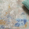thumbnail image 6 of SAFAVIEH Skyler Laura Distressed Area Rug, Beige/Blue Green, 6'7" x 6'7" Square, 6 of 8