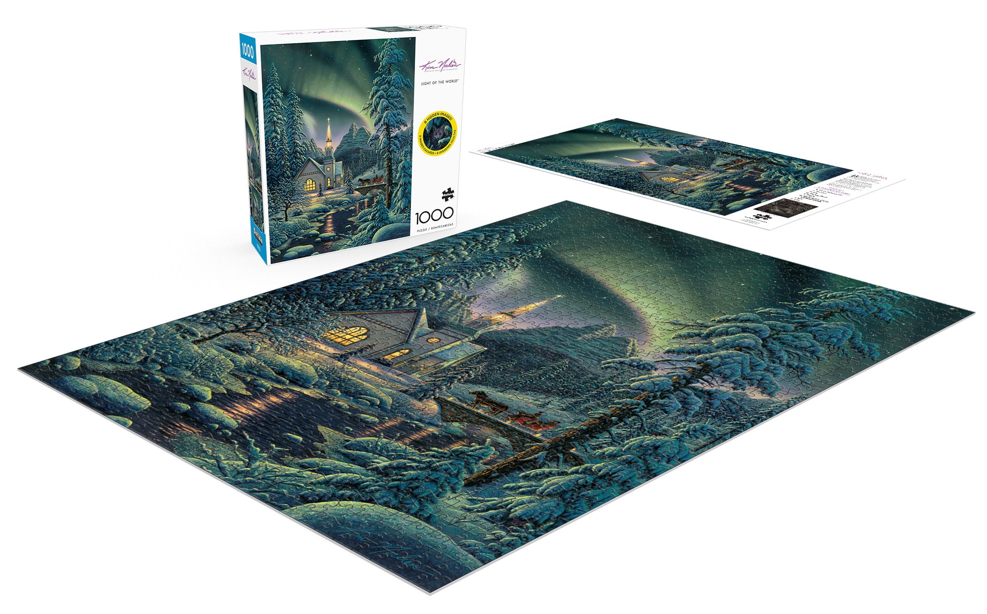 Buffalo Games Light of the World Puzzle imbriqué de 1000 pièces pour adultes de 14 à 99 ans