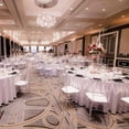 thumbnail image 6 of BalsaCircle 120" Sequin Round Tablecloth Silver, 6 of 8
