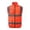 *Orange, variant on VBVC Men's High Visibility Reflective Fan Vest with Multiple Pockets,Cooling Workwear Sleeveless Work Jacket For Men,Orange,S-3XL