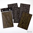 thumbnail image 1 of 4 Pcs Vintage Scrapbook Letters Stickers Gilding Words Phrase Diary Travel Planner Decor Scrapbooking DIY Craft Sticker, 1 of 6