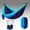 Blue, variant on Portable Illuminated Hammock for Camping, Includes Hanging Kit, Suitable for Two People, Without Battery