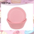 thumbnail image 3 of Uxcell Forros para Cupcakes Tazas de Cupcake Tamaño Estándar Forros para Muffins Papeles para Hornear Recubrimientos a Prueba de Grasa Rosa, 3 of 6