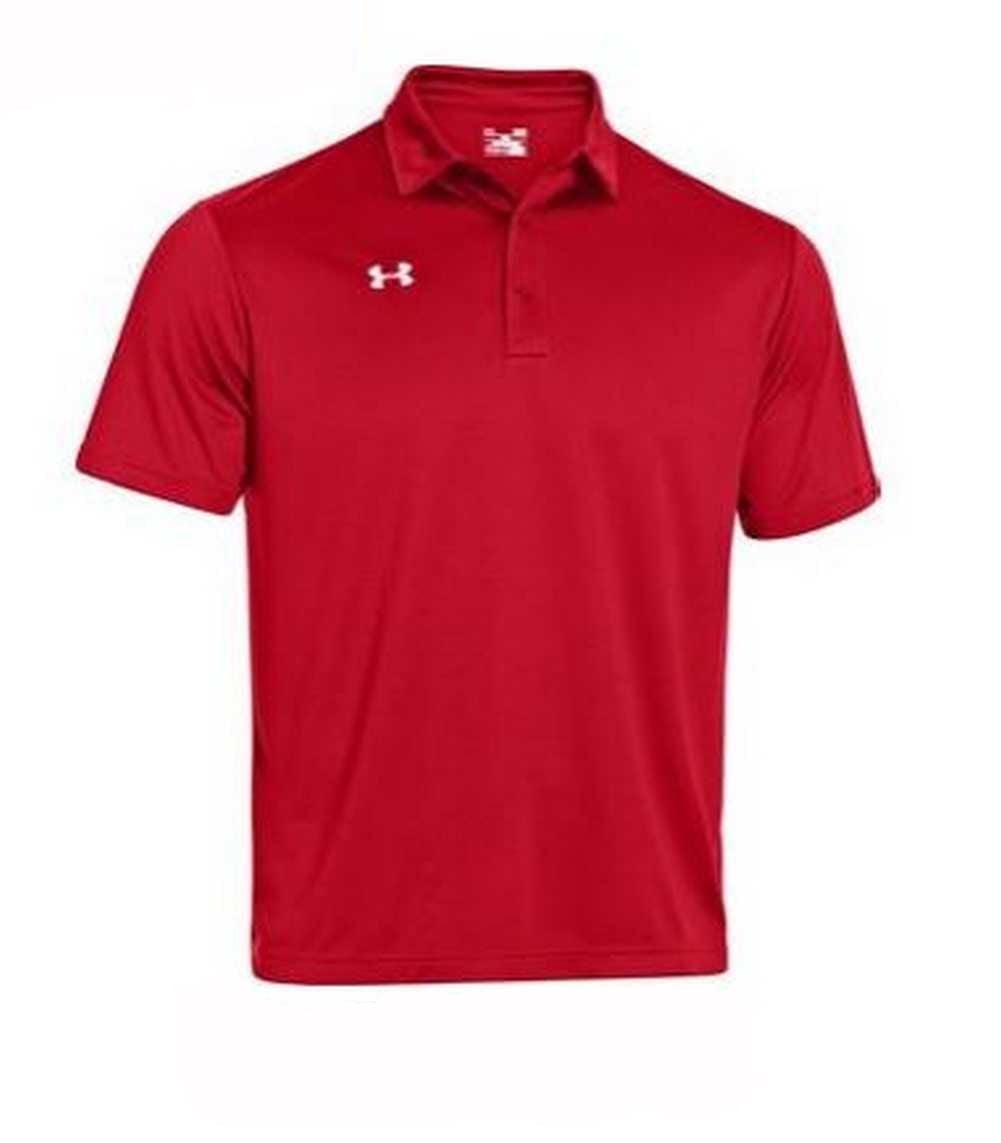 Under Armour Men's Team's Armour Polo Golf Shirt, 1246240 (Red, L ...