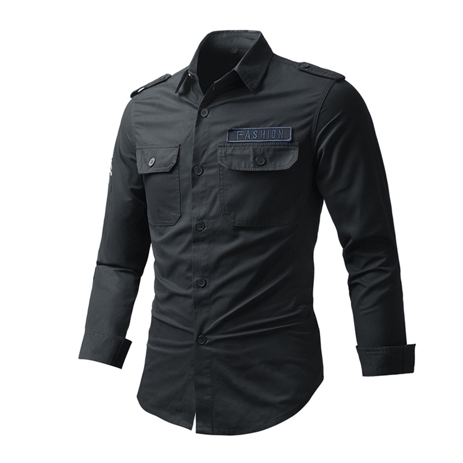 Clothes Cotton Long-sleeved Shirt 