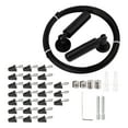 thumbnail image 3 of Accessories Adjustable Curtain Drape Wire Rod Wall Mount Easy Installation Stainless Steel 5-meter-long Wire Rope, 3 of 10