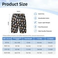 thumbnail image 4 of Cauagu Snowflake Cream Hot Cocoa Print Swim Trunks for Men,Youth Boys Swim Shorts Compression Liner Beach Shorts Boys' Swimming Shorts 7-20 Years Bathing Suit-Large, 4 of 7