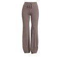 thumbnail image 5 of Tqcoqu Yoga Pants for Women Drawstring Elastic High Waisted Loose Fit Wide Leg Pants Workout with Bandage Pant,Coffee,Women's S-XXL, 5 of 8