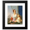 thumbnail image 2 of Frederik Storch 12x14 Black Modern Framed Museum Art Print Titled - Mother and Child by a Table with Toys, 2 of 5