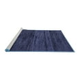 thumbnail image 2 of Ahgly Company Machine Washable Indoor Rectangle Abstract Blue Modern Area Rugs, 2' x 5', 2 of 4