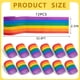 thumbnail image 2 of 12 Rollos de Serpentinas de Papel Crepé Arcoíris, Rollos de Crepé de Colores de 110 M, Decoración de Papel con Serpentinas Arcoíris, 2 of 9