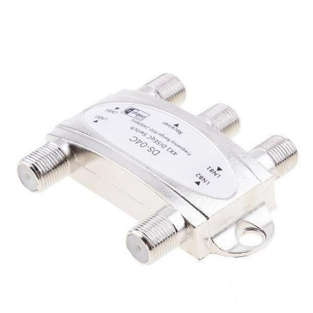 Bunblic Lot de 5-6 Interrupteur FTA 4X1 Plat DiSEqC pour Récepteur FTA Multi LNB 5 Pcs