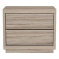 thumbnail image 1 of Navis Contemporary 26" Nightstand in Natural Oak (2-Drawer), 1 of 7