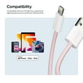 thumbnail image 6 of Liquipel Powertek Pastel Braided USB-A to Lightning - Pink, 6 of 7