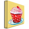 thumbnail image 3 of Trademark Fine Art "Cupcake" Canvas Art by Wendra, 3 of 4