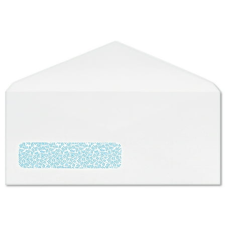 Columbian Poly Klear Security Window Envelopes, #10, 4 1/8 x 9 1/2, White, 500/Box -QUACO171