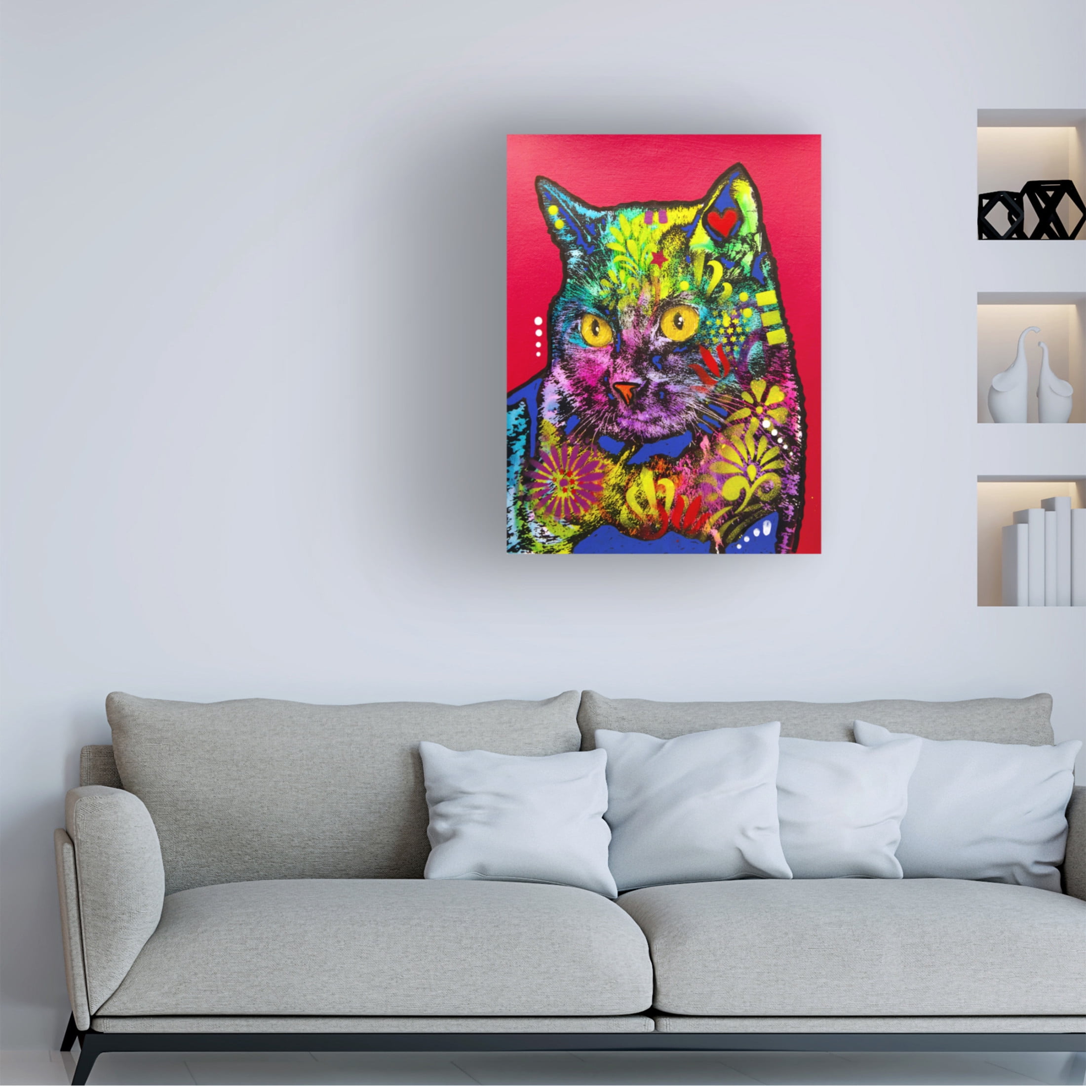 Canvas Wall Art - Dean Russo 'Kit' Wall Art for Living Room, Bedroom, or Office Décor by Trademark Fine Art - 14 x 19 Inches