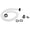 White-Y, variant on Pool Hoses for Above Ground 1.5" Diameter 59" Long Accessory Swimming Pool Replacement Hose Filter Pump Hose Compatible with Pump Models