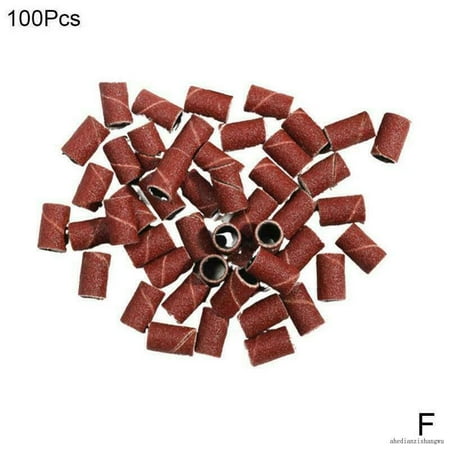 

50/100Pcs Nail Sanding Bands Set For Nail Drill Machine Bits Manicure U2J4