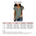 thumbnail image 5 of Camisa Casual para Mujer, Tops de Verano para Mujer, Blusa de Verano para Mujer de Jacquard, Tops de Manga Corta para Mujer, diseño de Clase Mundial, 5 of 5